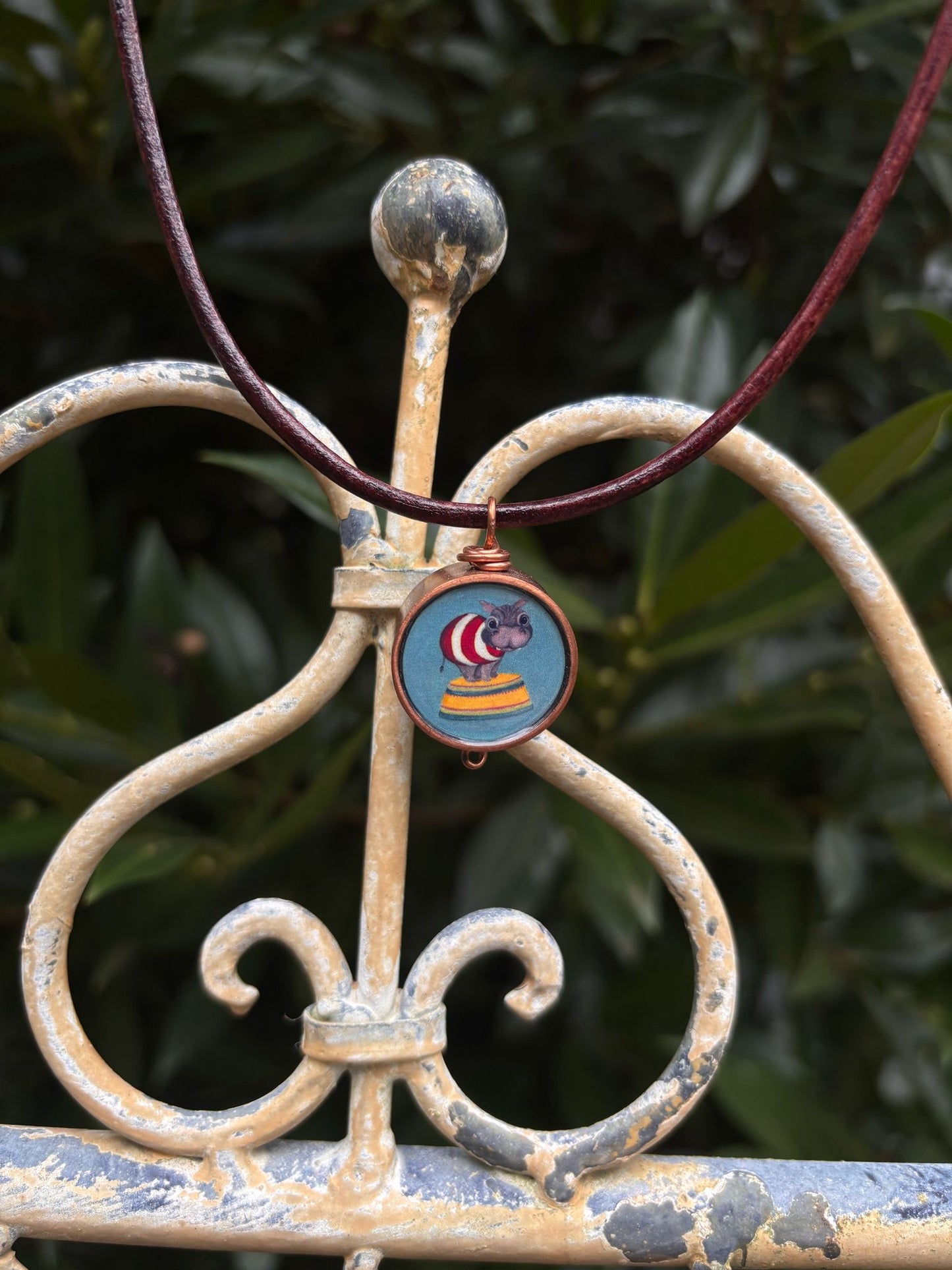 Zirkusflusspferd Kette